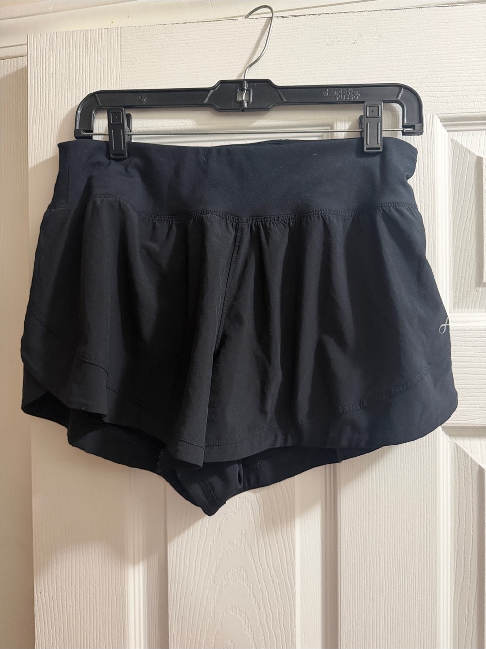 Women's Black Active Skort with Built-In Short Liner